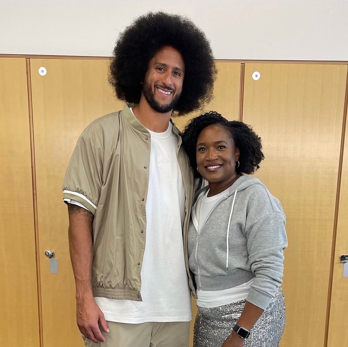 Sia Mia with client Colin Kaepernick