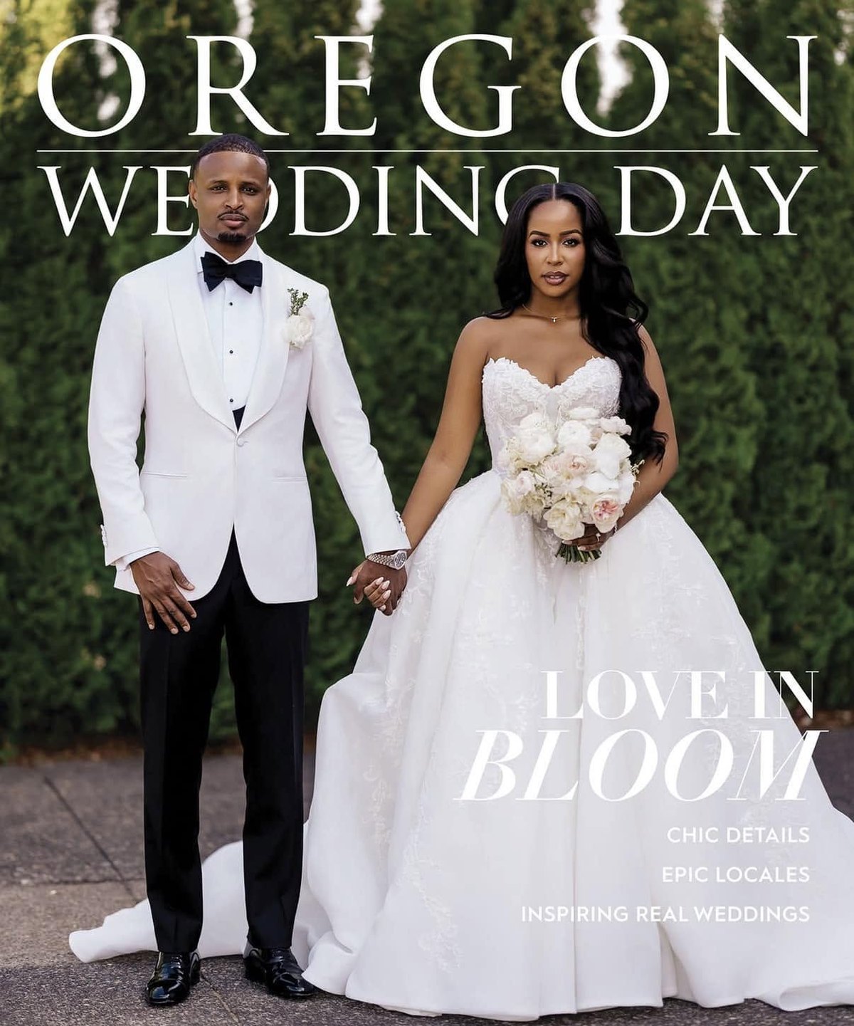 Oregon Wedding Day magazine Summer 2026 cover featuring Sia Mia bridal makeup
